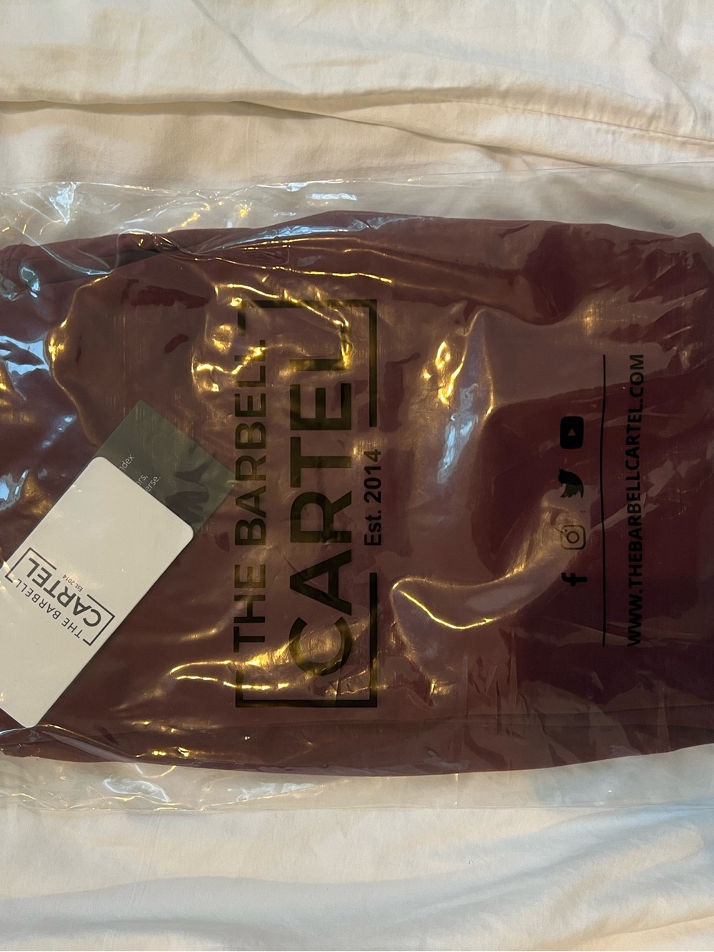 The Barbell Cartel Maroon Joggers